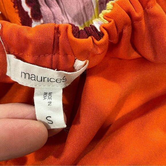 Maurices Floral asymmetrical midi dress cottage core style - Picture 10 of 15